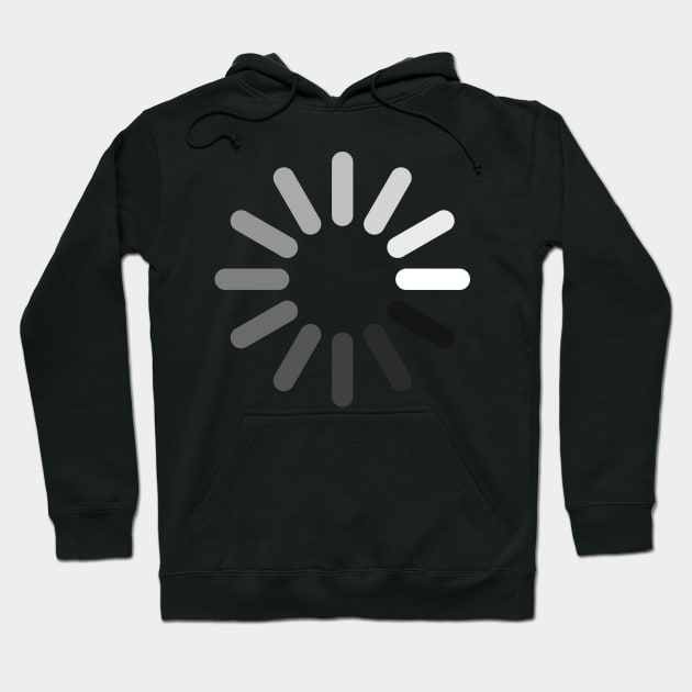 Loading Icon (Negative) Hoodie by MrFaulbaum